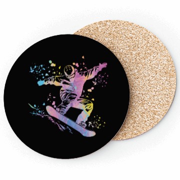 Discover Snowboarder Snowboard Snowboarding Coasters