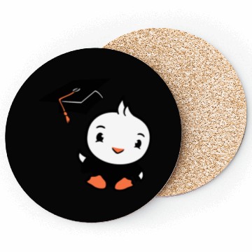 Discover Bird School College Graduation Hat Education Cute Coasters