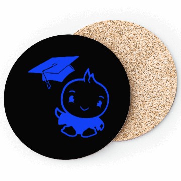 Discover Bird School College Graduation Hat Education Cute Coasters