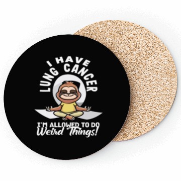 Discover Lung Cancer Awareness Weird Things Coasters