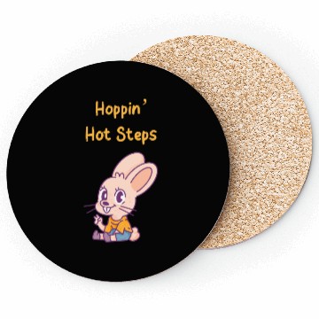 Discover Dancing Bunny | Hoppin' Hot Steps | Unisex | Coasters