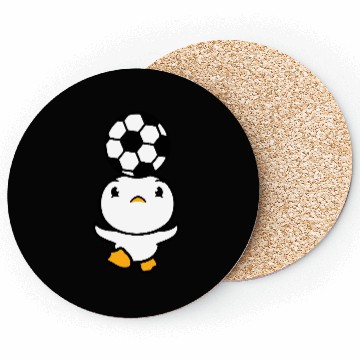 Discover Duck Plays Soccer Header Ball Balancing Head Fun Coasters