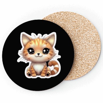 Discover Kawaii Cat 2 Coasters