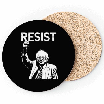 Discover RESIST Bernie Sanders Freedom US National Service Coasters