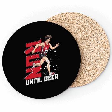 Discover Marathon Marathoner Running Run Until Beer Coasters