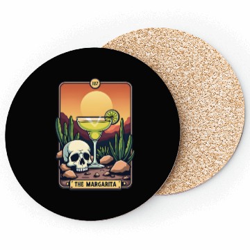Discover Mexican Cinco De Mayo The Margarita Tarot Card Coasters
