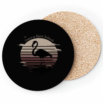Discover Serene Flamingo Sunset Silhouette Coasters