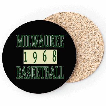 Discover Milwaukee Basketball 1968 Classic Coasters