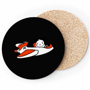 Discover Duck Spaceship Pilot Space Science Fiction Cool Coasters