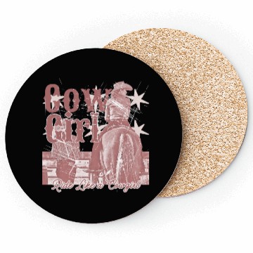 Discover Wild West Cowgirl Coasters