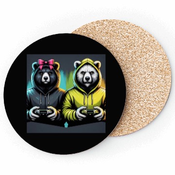 Discover Gamer Bears Coasters