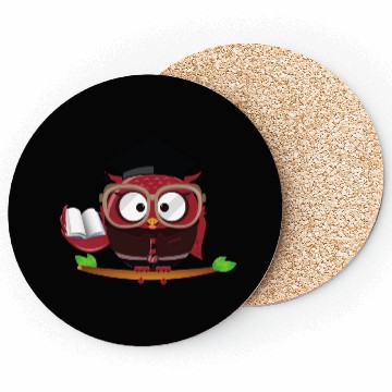 Discover Every Student Can Learn Owl Quote Saying Teacher Coasters