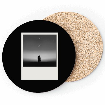 Discover Starry Night Embrace Couple Polaroid Coasters