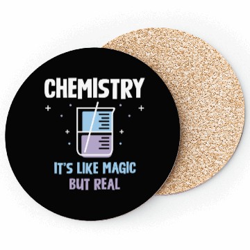 Discover Chemistry It's Like Magic But Real Science Coasters