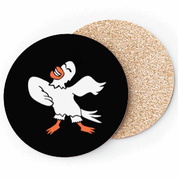 Discover Seagull bird dances happily celebrates cheerful Coasters