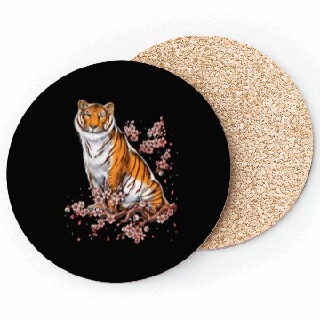 Discover Cherry Blossom Tiger Coasters