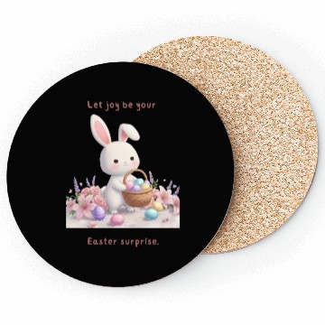 Discover Let joy be your Easter surprise Coasters