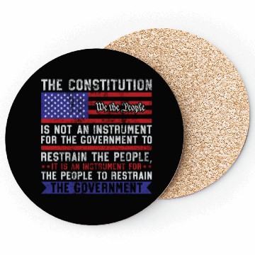 Discover The Constitution Is An Instrument US Patriotic Coasters