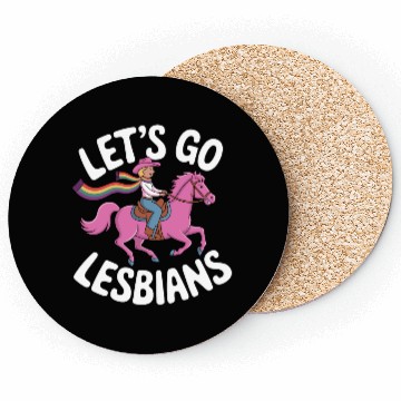 Discover Let’s Go Lesbians Subtle Lesbian Pride Coasters