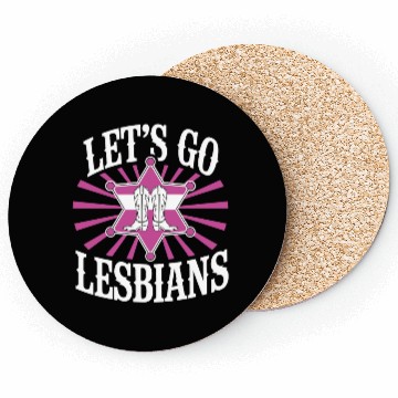 Discover Let’s Go Lesbians Subtle Lesbian Pride Coasters