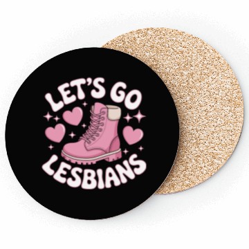 Discover Let’s Go Lesbians Subtle Lesbian Pride Coasters