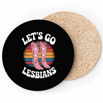 Discover Let’s Go Lesbians Subtle Lesbian Pride Coasters