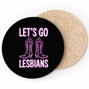 Discover Let’s Go Lesbians Subtle Lesbian Pride Coasters