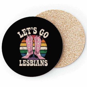 Discover Let’s Go Lesbians Subtle Lesbian Pride Coasters