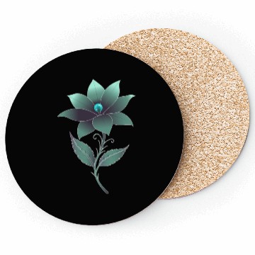 Discover Glowing Fantasy Flower Coasters