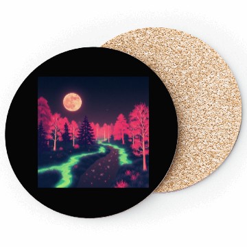 Discover Moonlit Alien Forest Coasters