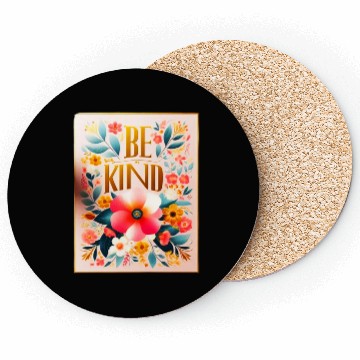 Discover Be Kind Floral Bloom Coasters