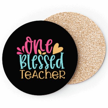 Discover one blessed teacher 01 Coasters
