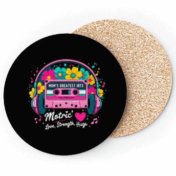 Discover Retro Mom Mixtape Coasters - Mother’s Day Nostalgia