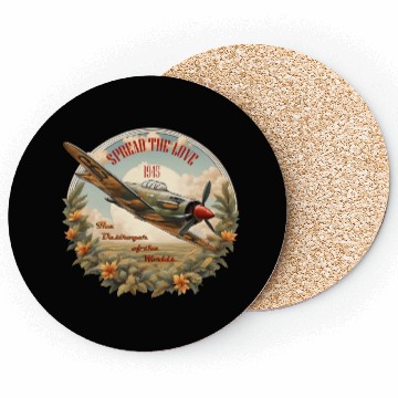 Discover vintage aircraft Coasters