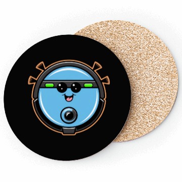 Discover Cute Robot Vacuum Cleaner Coasters