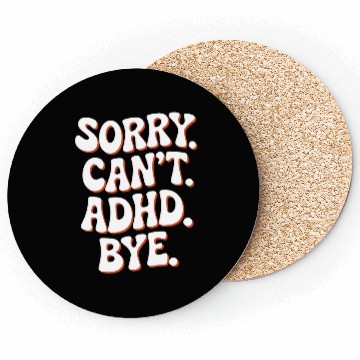 Discover Funny Adhd Awareness Coasters