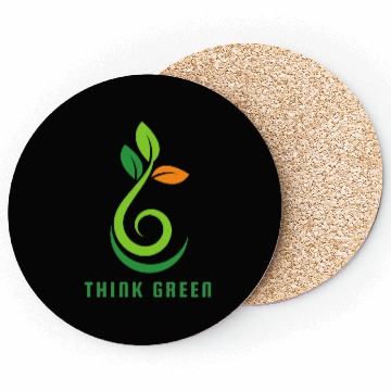Discover Think Green – Eco-Friendly Green Leaf Coasters
