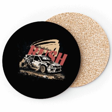 Discover Rally Race Car Coasters