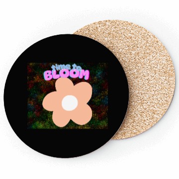 Discover Time to Bloom flower Coasters