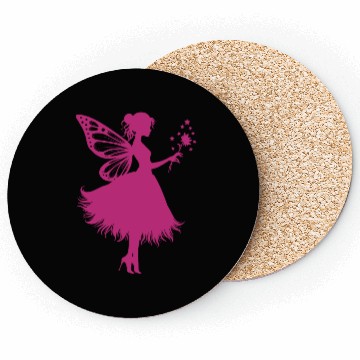Discover Enchanting Fairy with Flower Coasters