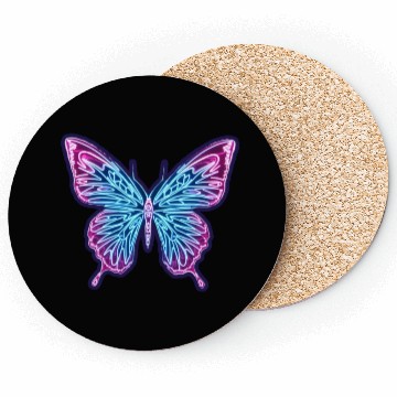 Discover Neon Butterfly Coasters