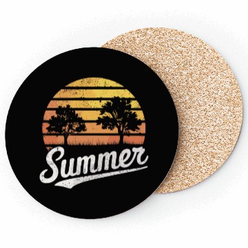 Discover Vintage Nature Summer Coasters
