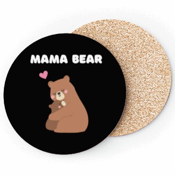 Discover Mama Bear Mother's Day Coasters
