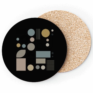Discover Earth Tones Geometry Coasters