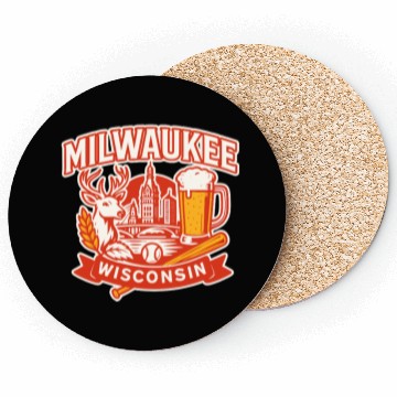 Discover Milwaukee Wisconsin Coasters