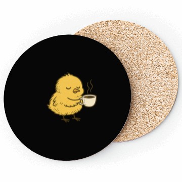Discover Cute Chick with Coffee Coasters