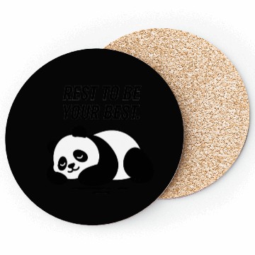 Discover Resting Panda – Inspirational Illustration Coasters