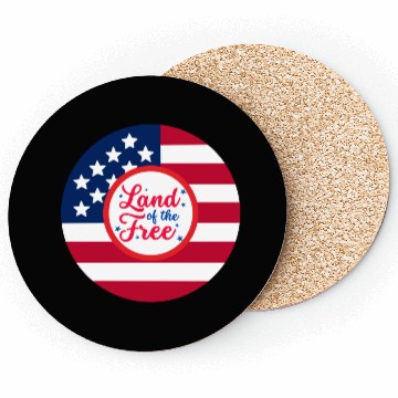 Discover American Flag Design with Patriotic Quote Coasters