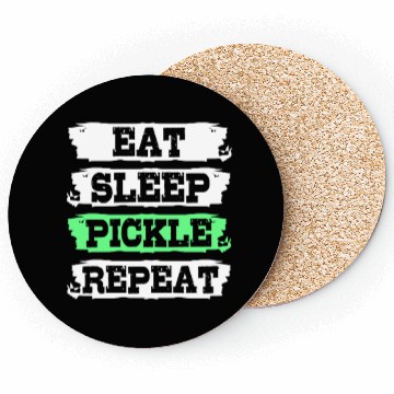 Discover Pickles Vegan Food Pickle Coasters