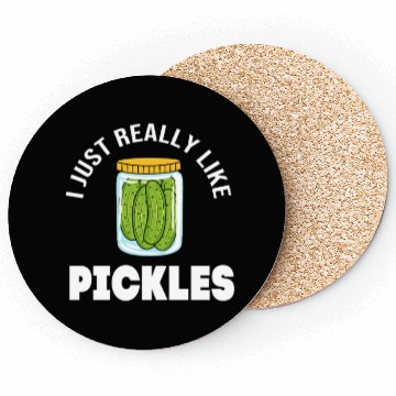Discover Pickles Fermented Food Cucumber Pickle Coasters